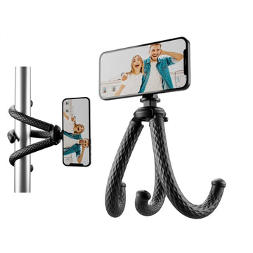 TELESIN Octopus Magnetic Quick Release Tripod – Flexible & Secure