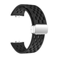 Silicone Magnetic Loop Band with Metal Buckle for Samsung Galaxy Fit3