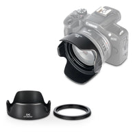 JJC Camera Lens Hood Compatible with Canon EW-55 Lens Hood Shade