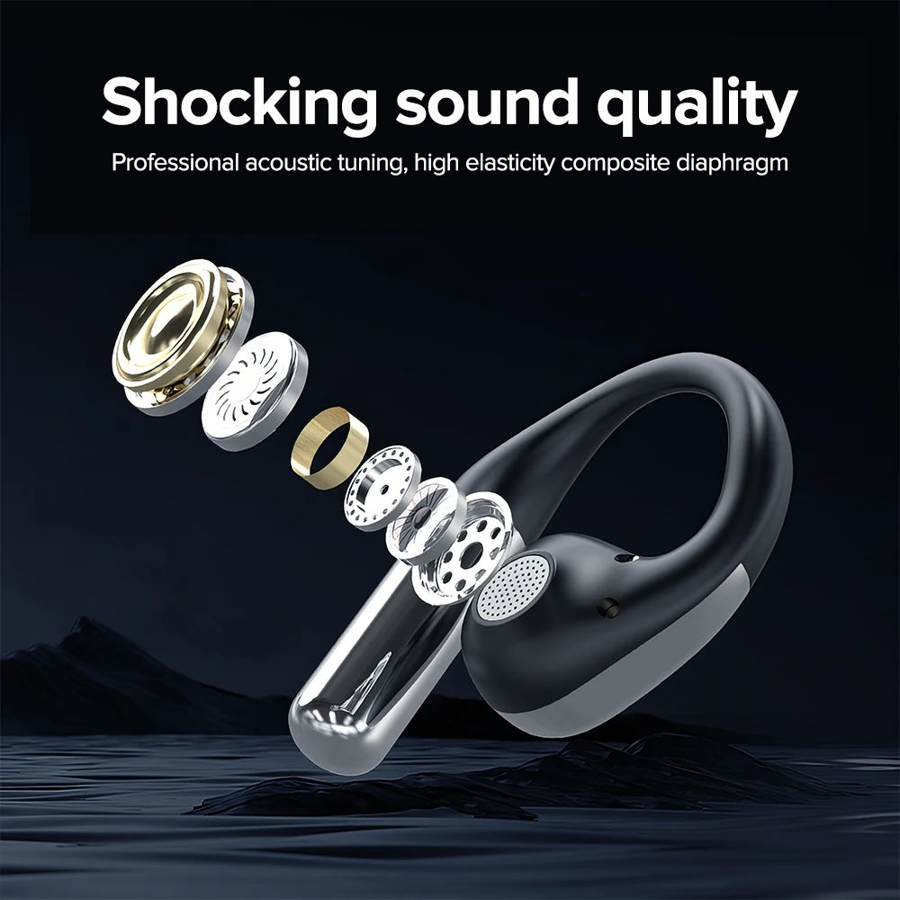 Mpow Q31 Bluetooth 5.4 Earbuds with Elastic Secure Fit Ear Hooks