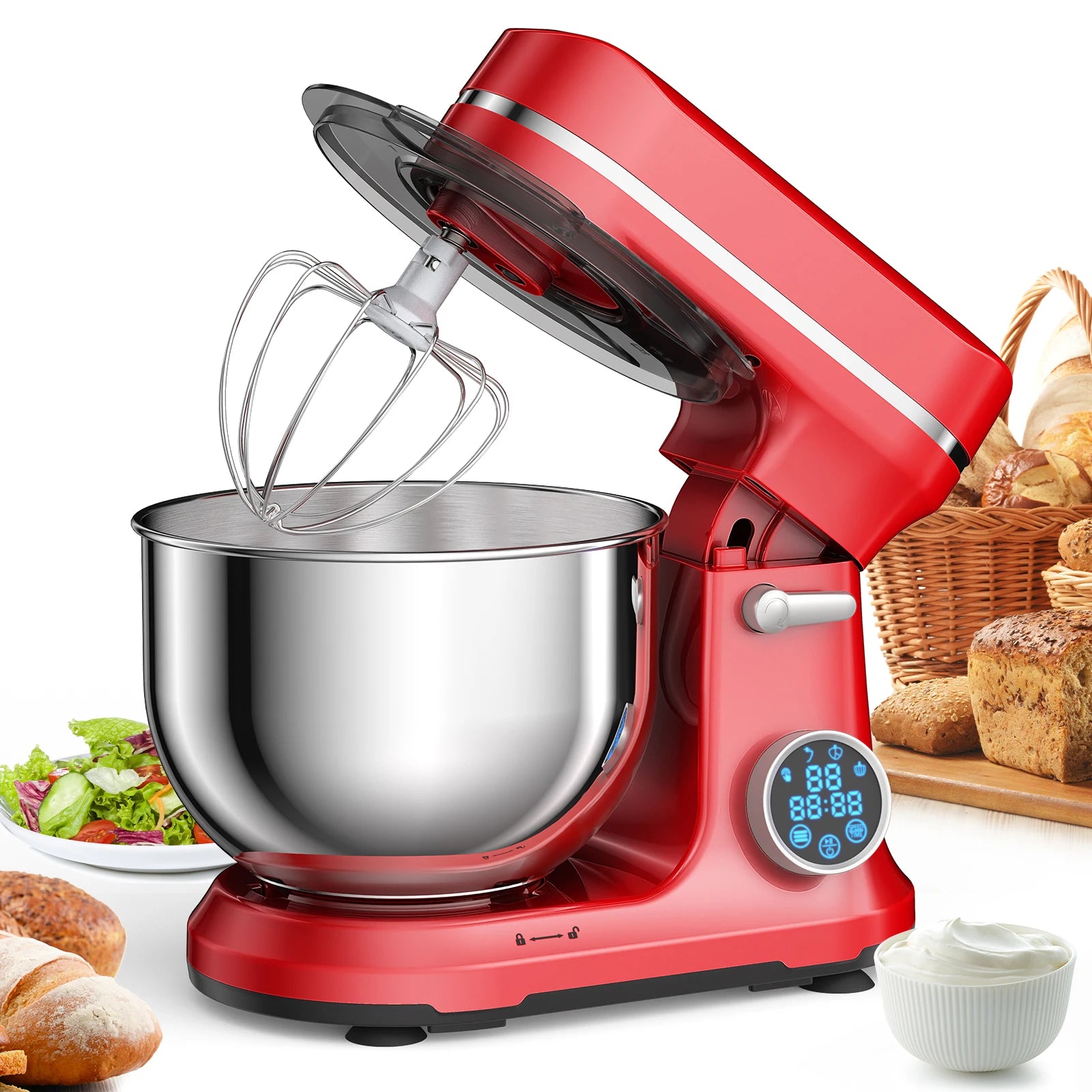 BioloMix 1200W Kitchen Stand Mixer