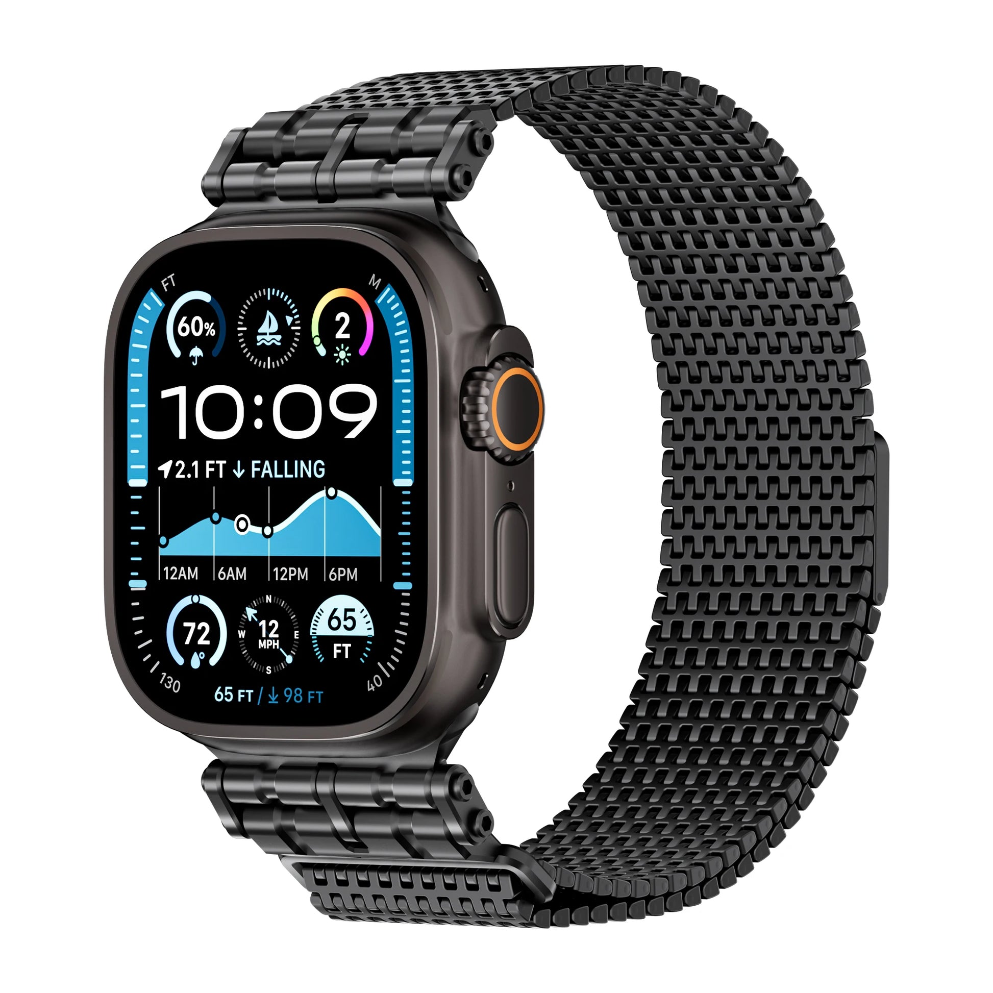 Stainless Steel Milanese Loop Strap for Apple Watch