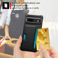 Armor Phone Case with Card Slot Holder for Google Pixel 8 Series