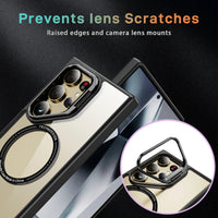 Metal Lens Frame Shockproof Phone Case for Samsung Galaxy S24 Series – Superior Protection & Sleek Design