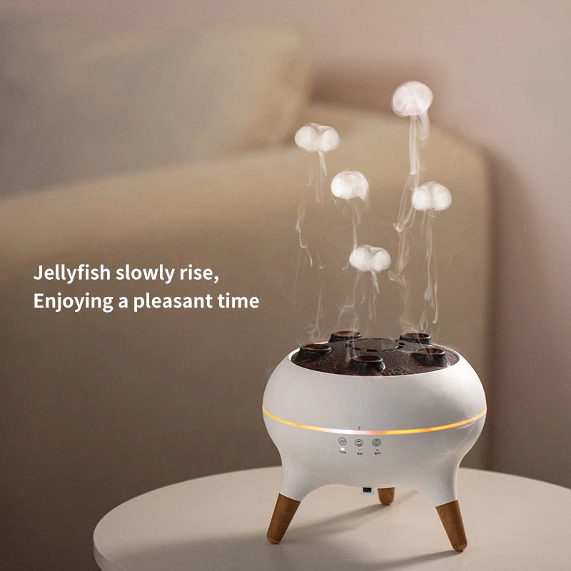 Dynamic Multi-Spray Incense Humidifier with Colorful Light and Remote Control