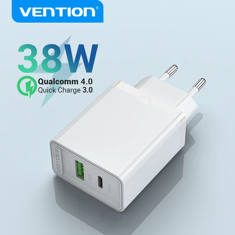 Vention 20W PD Quick Charge 4.0 USB Type C Charger