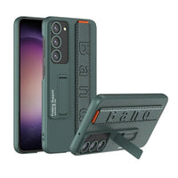 Ultra-thin Hard Shell Case with Wrist Strap & Kickstand for Samsung Galaxy S23 Ultra