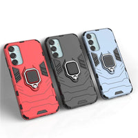 Ring Holder Armor Bumper Protective Phone Case for Samsung Galaxy M15