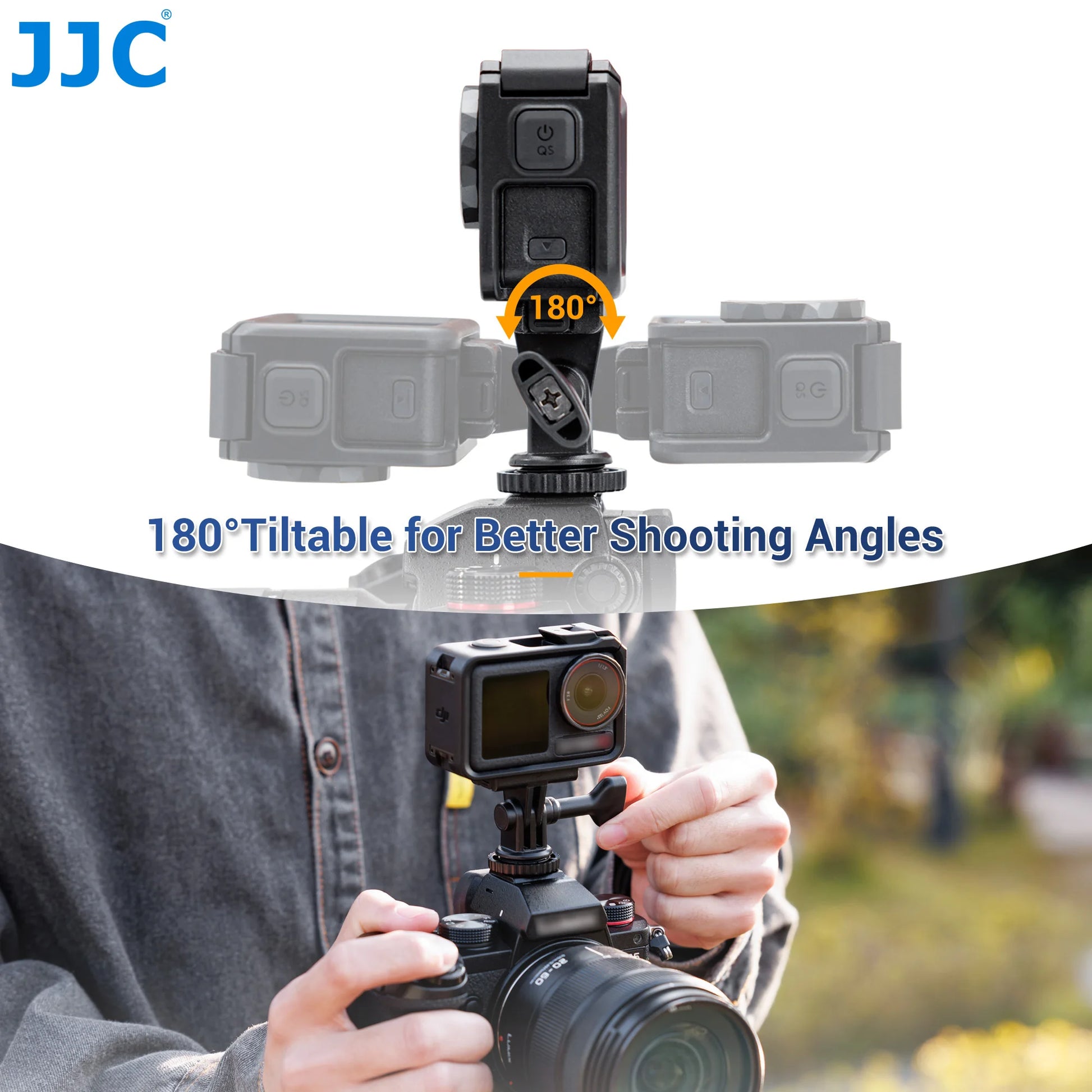 JJC Action Camera 1/4" Tripod Mount Adapter