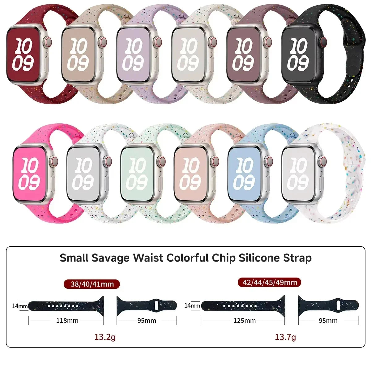 Soft Colorful Silicone Strap for Apple Watch