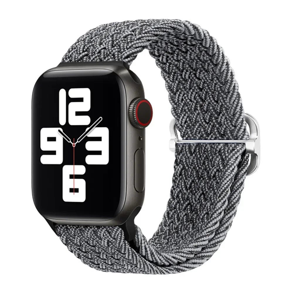 Elastic Nylon Braided Solo Loop for Apple Watch