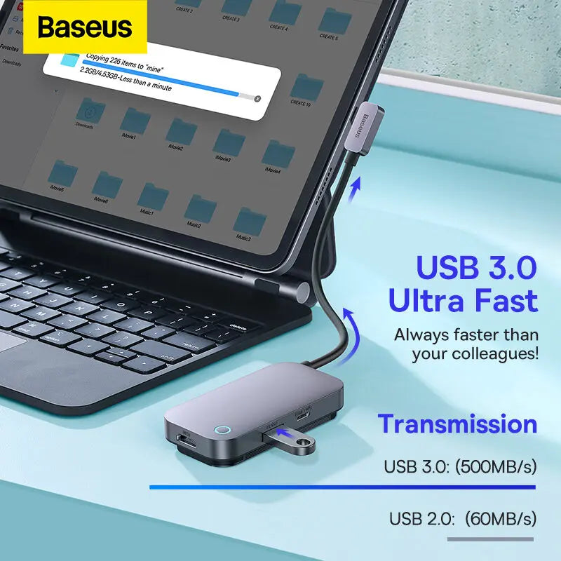 Baseus 4K UHD USB-C Hub Adapter