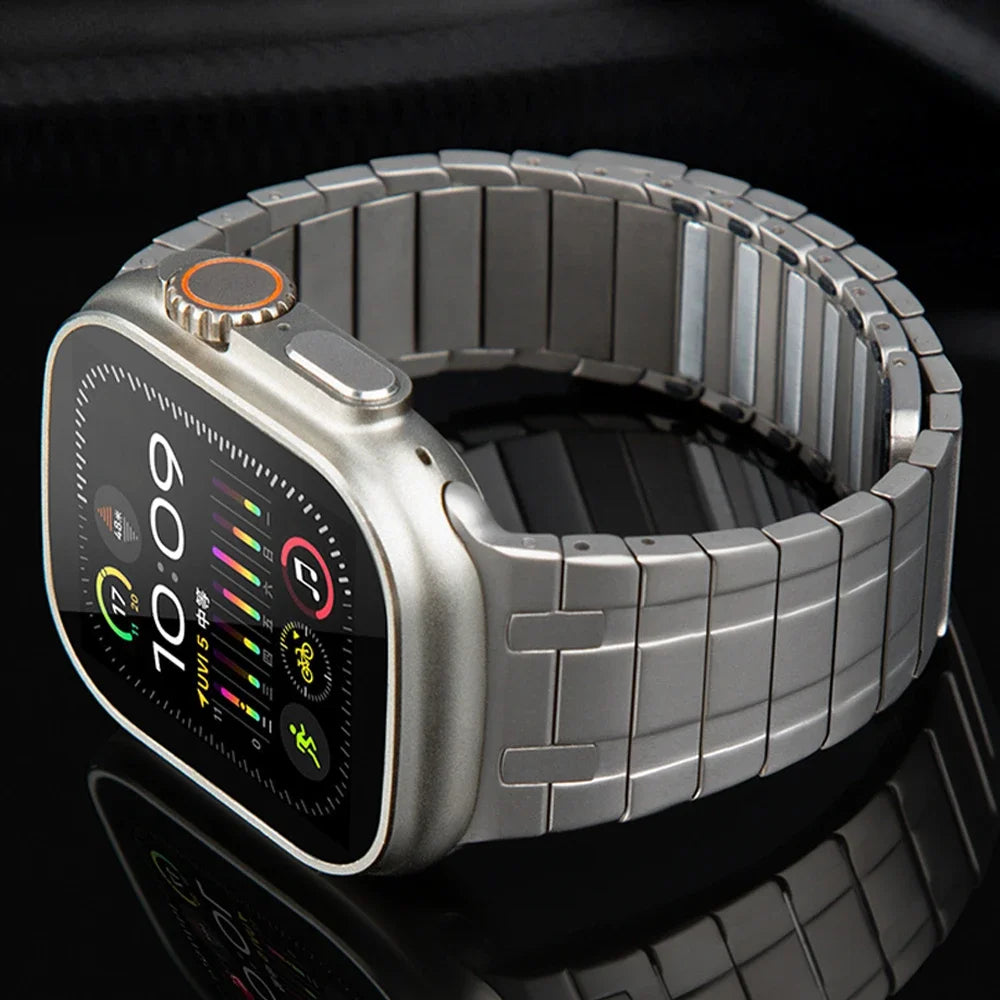 Magnetic Stainless Steel Loop Strap for Apple Watch