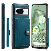 2-in-1 Detachable Leather Wallet Case with Card Bag for Google Pixel 8 Series