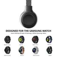 Bonola Portable Watch Charger with Braided Lanyard USB Type C Cable for Samsung Galaxy Watch 6