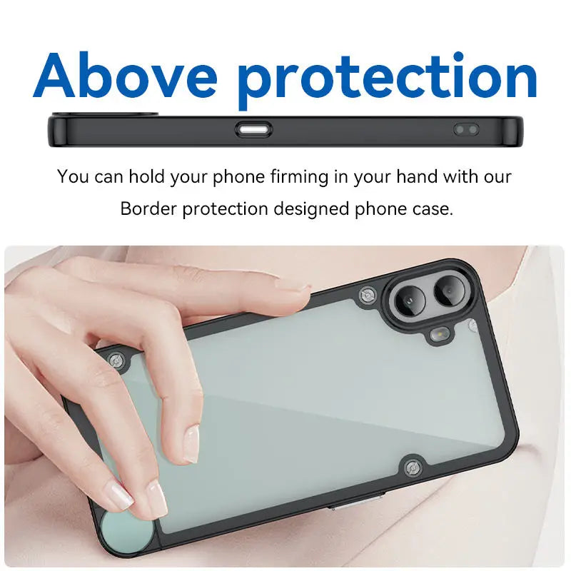 Colorful Soft Edge Silicone Bumper Case for Nothing CMF Phone 1 - Stylish Protection