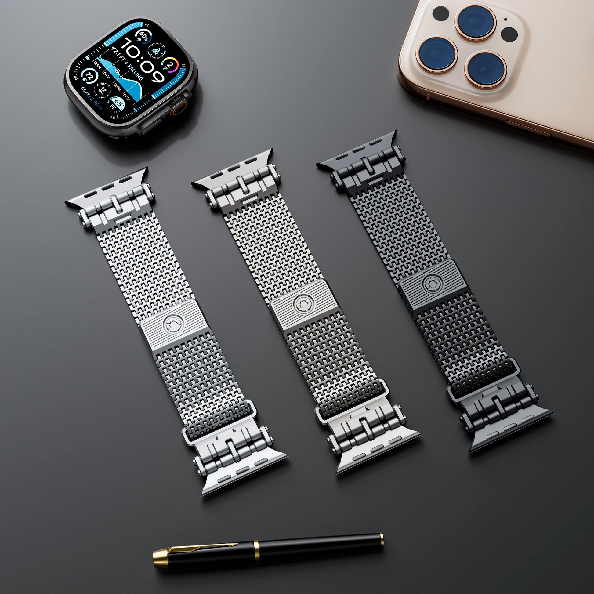 Stainless Steel Milanese Loop Strap for Apple Watch