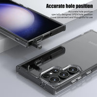 HD Transparent PC TPU Hybrid Airbag Shockproof Armor Case sfor Samsung Galaxy S24 Series