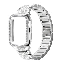 Case Bling Diamond Metal Strap for Apple Watch