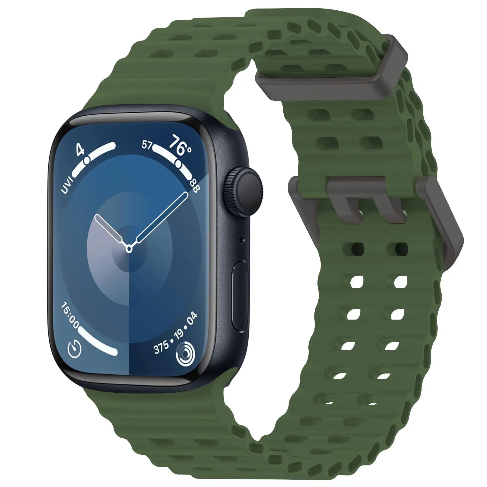 Marine-Grade Silicone Ocean Strap for Apple Watch