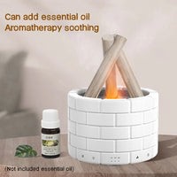 Simulated Flame USB Aroma Diffuser & Ultrasonic Cool Mist Humidifier