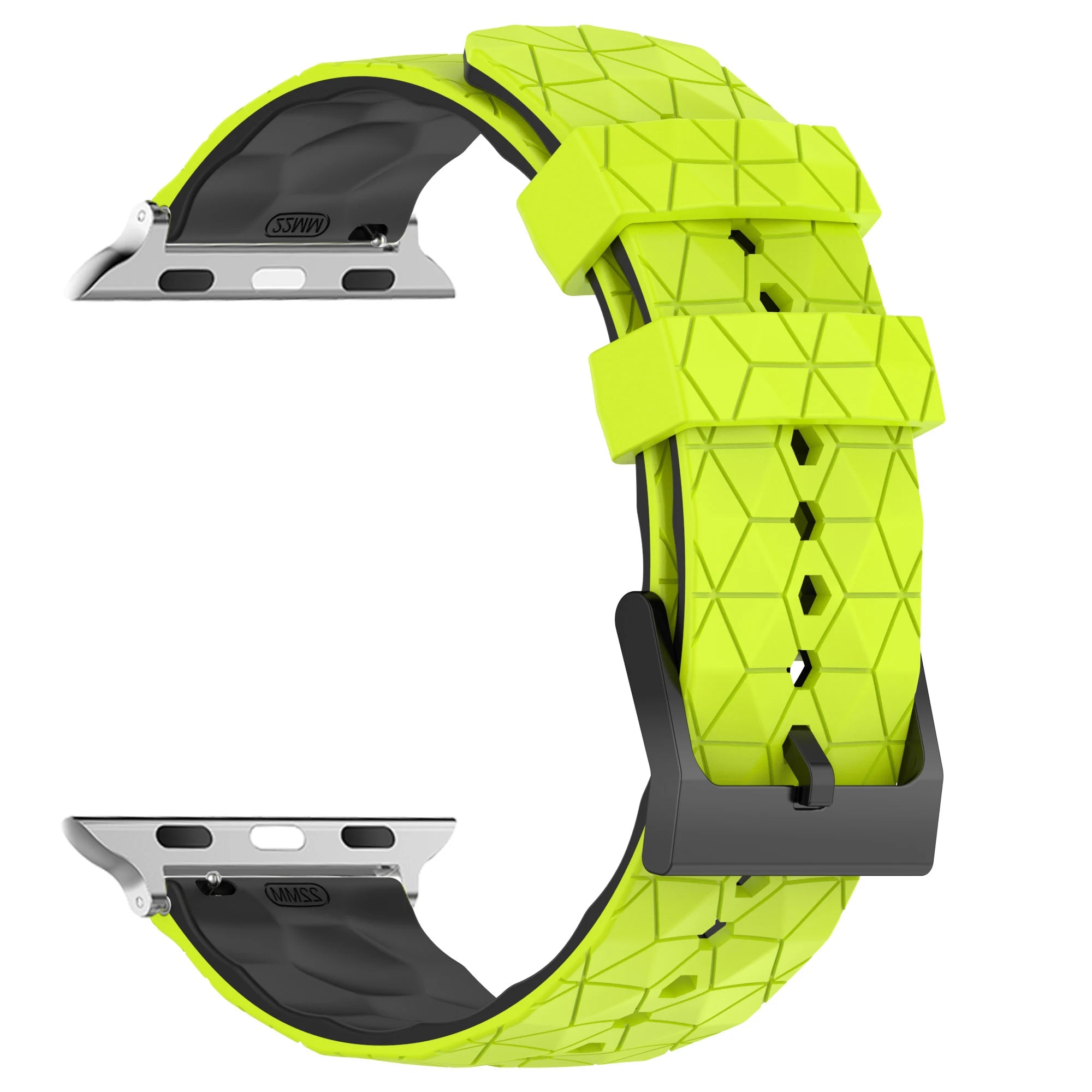 Sports silicone strap for Apple Watch, sweat-resistant and comfortable for active use