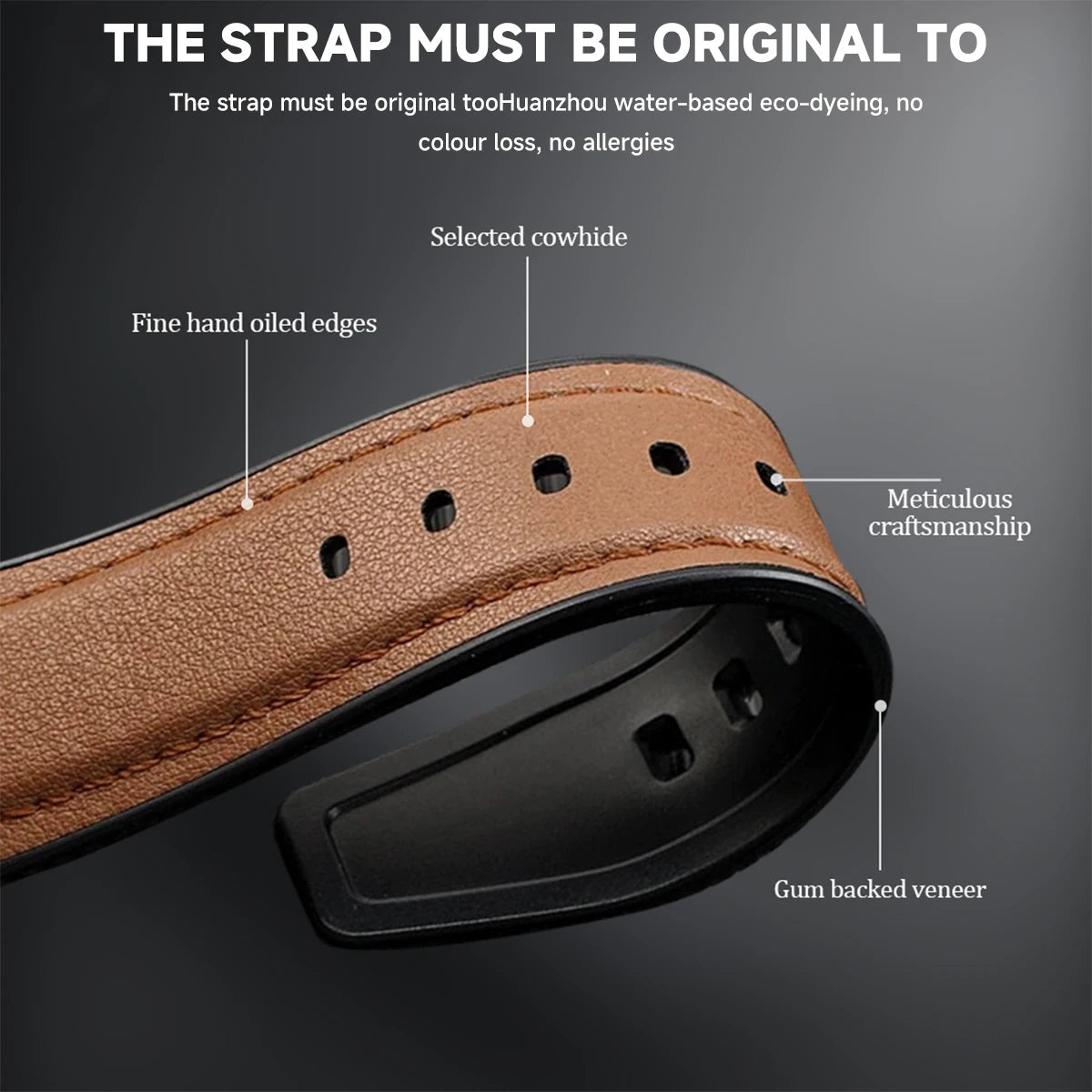 Premium Leather Strap for Samsung Galaxy Watch Ultra