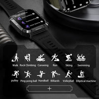 SENBONO Men's Smartwatch - Custom Dial, 400mAh Battery, IP68 Waterproof