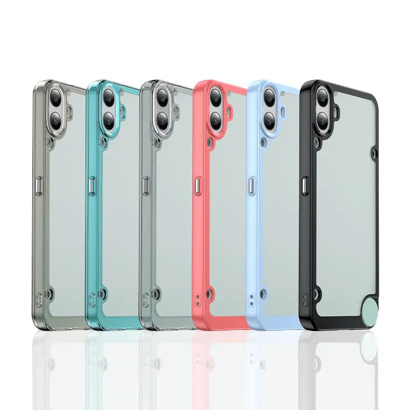 Colorful Soft Edge Silicone Bumper Case for Nothing CMF Phone 1 - Stylish Protection