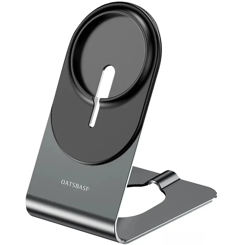 Aluminum Alloy Magnetic Wireless Charger Stand for iPhone