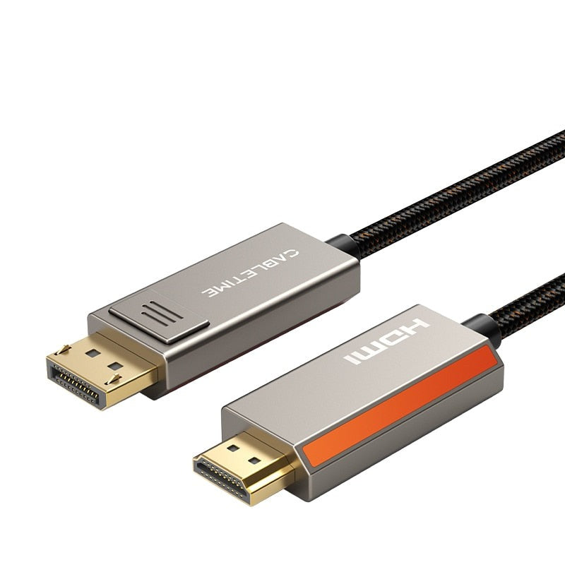 CABLETIME 8K DisplayPort to HDMI Cable