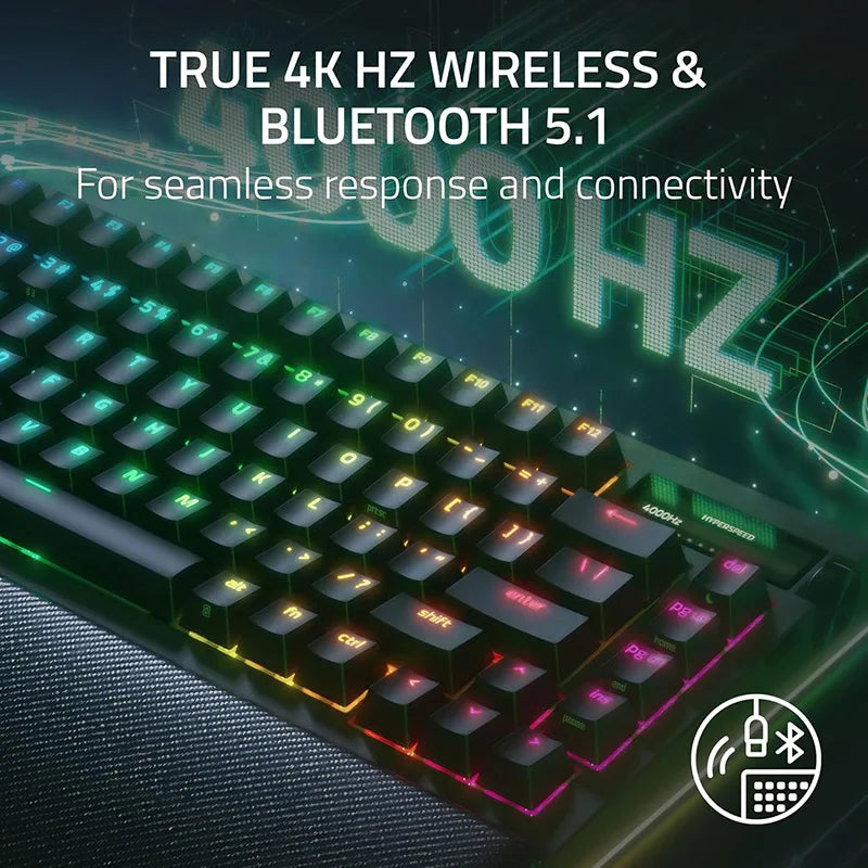 Razer BlackWidow V4 Pro 75% Wireless Mechanical Gaming Keyboard