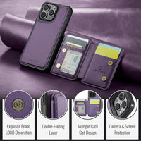 2-in-1 Detachable Wallet Magnetic Phone Case for iPhone 14 Series