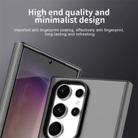 Luxury Frosted Magnetic Silicone Case for Samsung Galaxy S23 Ultra