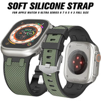 Rubber Sports Silicone Strap for Apple Watch