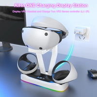 PlayStation VR2 Magnetic Suction Charging Dock Base with RGB Light