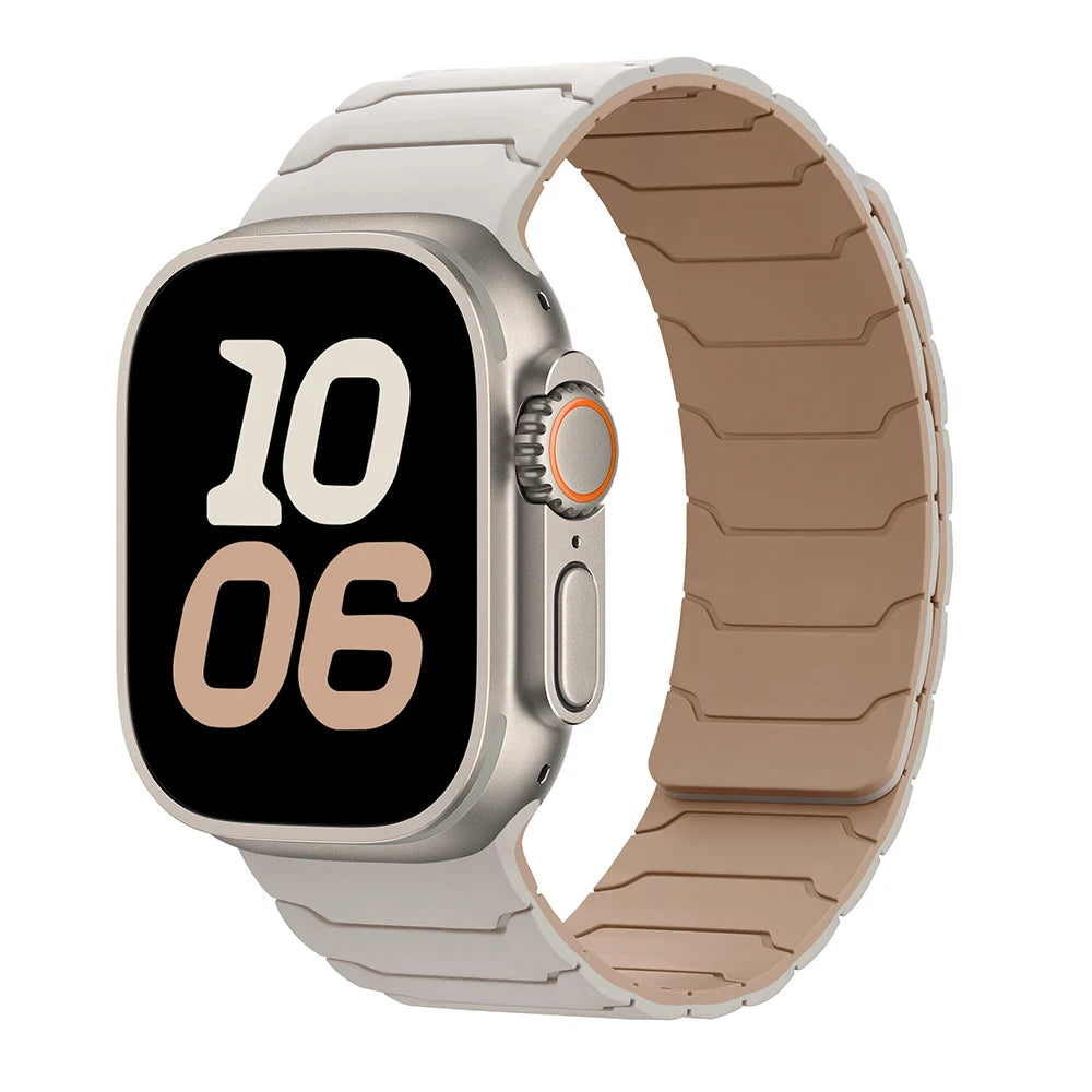 Flexible Silicone Magnetic Strap for Apple Watch