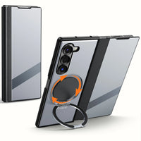 Full Coverage Protective Case with 360° Rotation & Magnetic Kickstand for Samsung Galaxy Z Fold 6