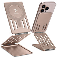 Adjustable Metal Tri-Fold Universal Magnetic Phone Stand