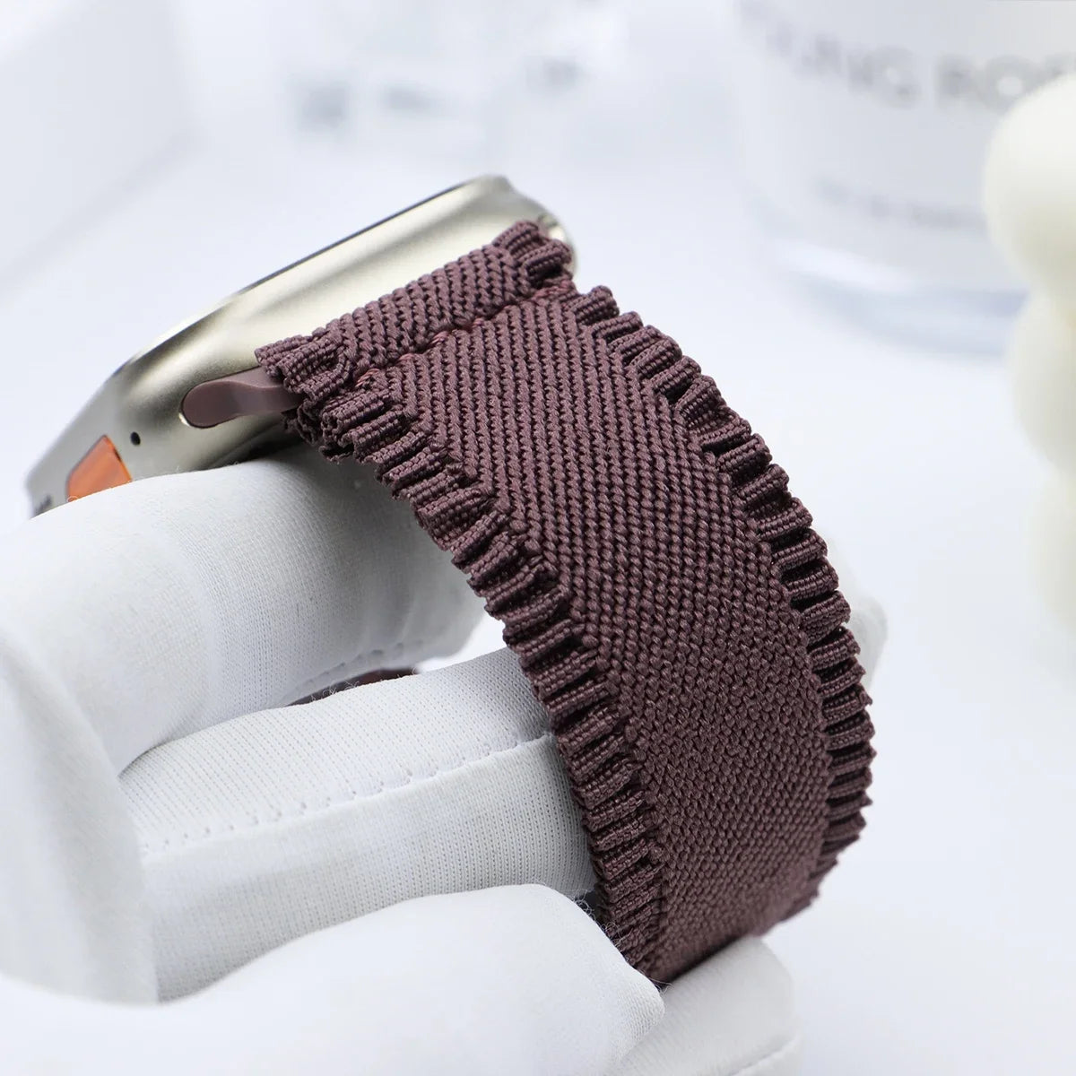 Nylon Elastic Adjustable Strap for Apple Watch