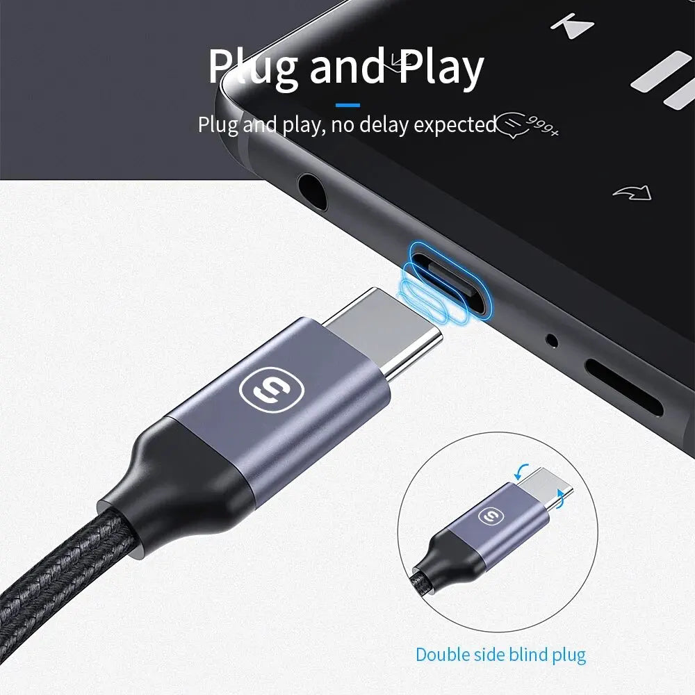 Essager USB Type C to 3.5mm Jack Earphone Adapter