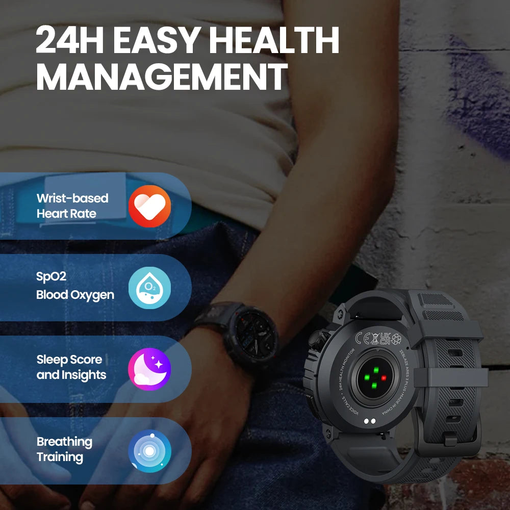 Zeblaze Ares 3 Plus - Smartwatch with 1.43'' HD AMOLED Display