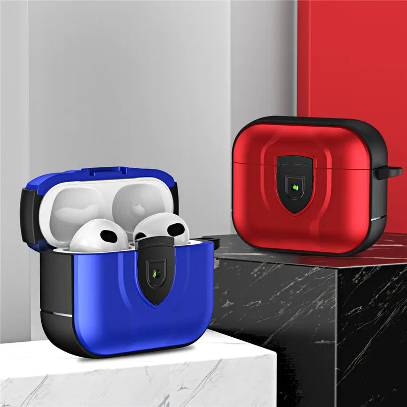 Protective TPU PC Wireless Earphone Cover Case for AirPods