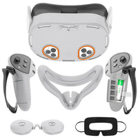 Meta Quest 3 VR Silicone Protective Cover Set