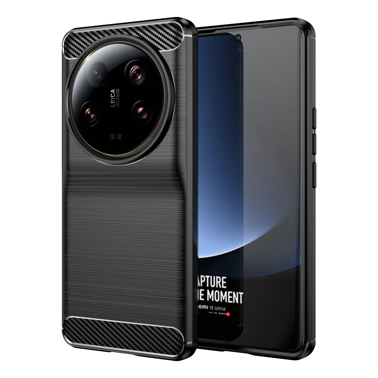 Soft Silicone Carbon Fiber TPU Phone Bumper Cover Coque Fundas for Xiaomi 13 Series