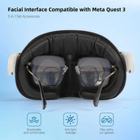 4-in-1 Replacement VR Facial Interface Bracket for Meta Quest 3