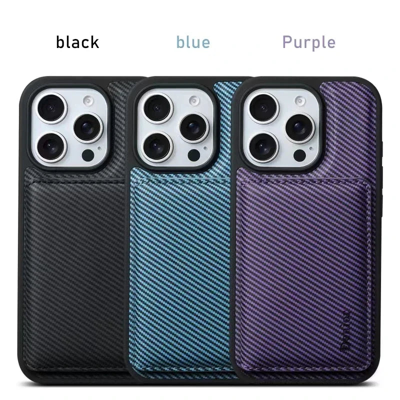 2-in-1 Detachable Magnetic Leather Wallet Case for iPhone 15 Series