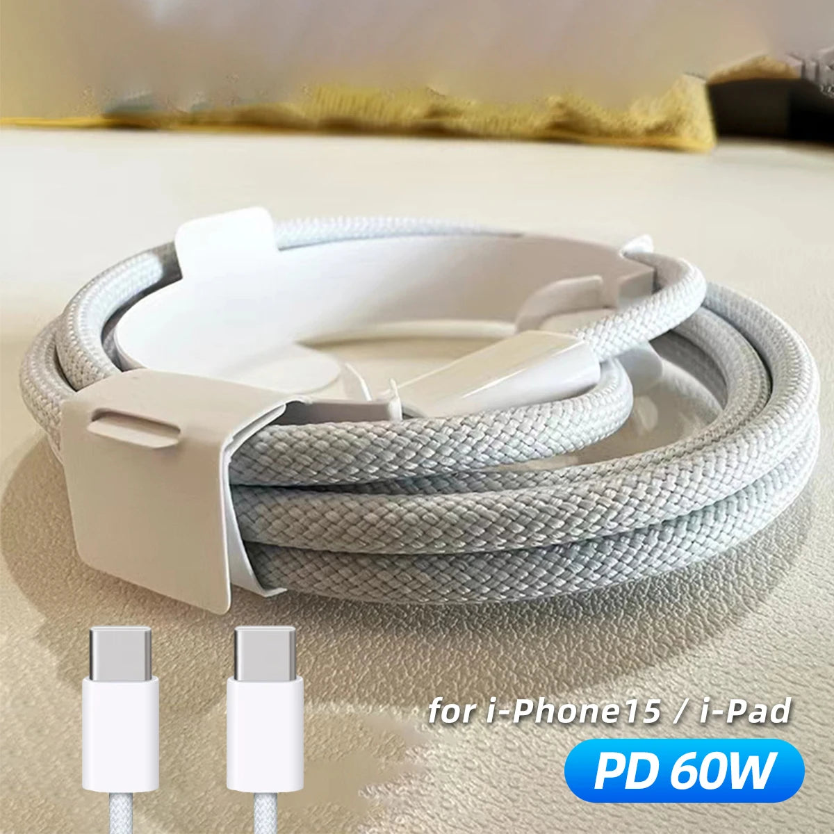 FONKEN PD 60W Fast Charging USB-C Cable