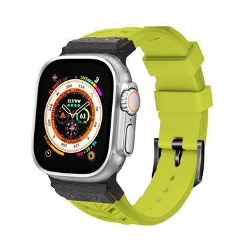 Carbon Fiber Fluororubber Strap for Apple Watch