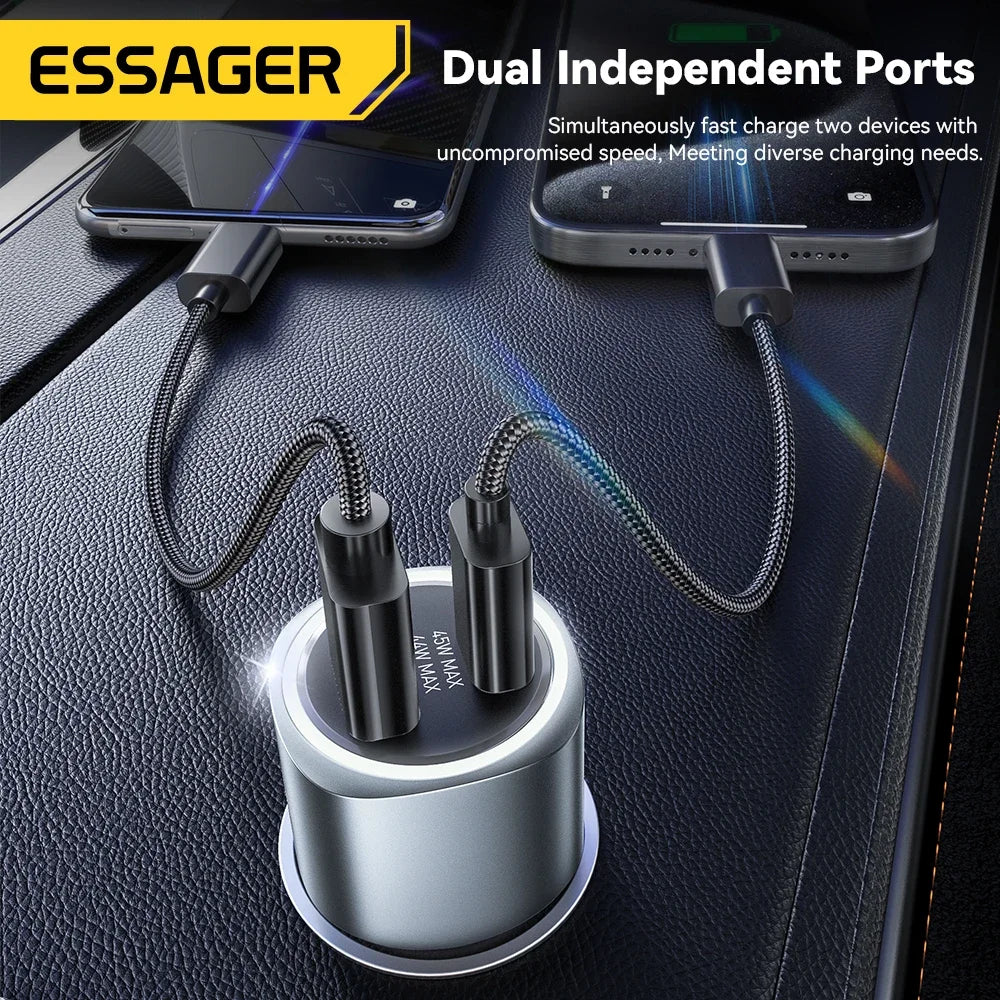 Essager 89W Dual Port Car Charger